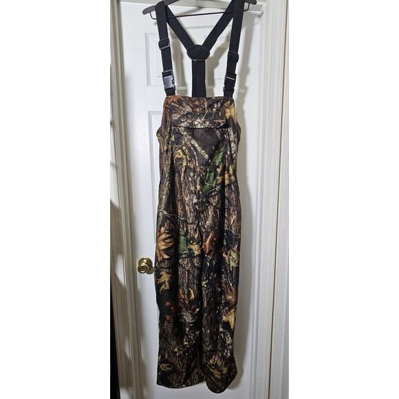 Cabela's Camouflage Hunting Bib Overalls Men's XL Regular Mossy Oak Break Up - Picture 1 of 4